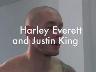 Harley everett এবং justin রাজা