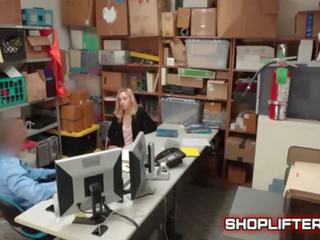 Interesting Shoplifting Cunt In Shop Backroom