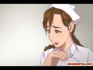 Busty Hentai Nurse Sucking Patient shaft And excellent Poking In Th