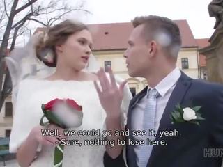 HUNT4K. Rich Man Pays well to Fuck marvellous Young seductress on her Wedding Day