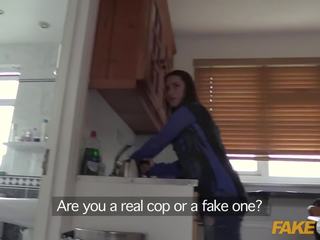 Fake Cop Lonely housewife fucked in the arse