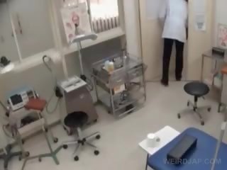 Splendid Asian Gets Tits And Butt Measured At surgeon
