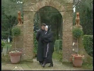 Forbudt kjønn film i den convent mellom lesbisk nonner og skitten monks
