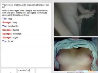 Bradavky dostať ťažký cez a veľký bodnutie na omegle