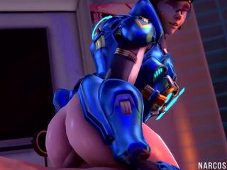 いたずらな tracer 吸い と クソ ハード と 生: 高解像度の セックス ビデオ 84