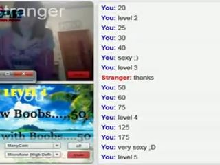 Young woman Plays The Game On Omegle