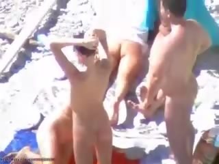 Sunbathing Beach Sluts Have Some Teen Group adult movie Fun