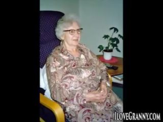 Ilovegranny 自制 奶奶 slideshow 视频: 自由 脏 夹 66