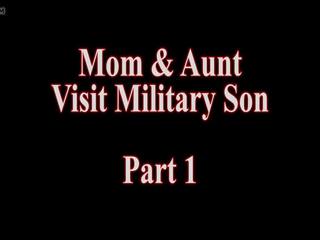 Mamá y tía visita militar hijo parte 1, sexo presilla delaware