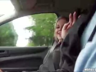 Turned on Russian chick hitchhiker fucked