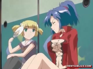 Adorabil japonez hentai devine squeezed ei bigboobs și poked