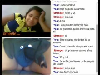 Compilación final Tetona y panochita omegle, they wanna see my pecker