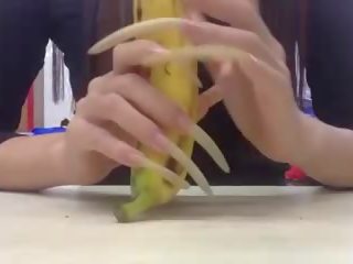 Mood Longnails Banana New, Free Amateur adult movie 02