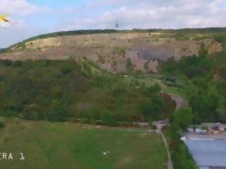 Meztelen tengerpart szex, taken által egy drone