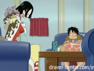 Ένας κομμάτι hentai - boa σαγηνεύει luffy