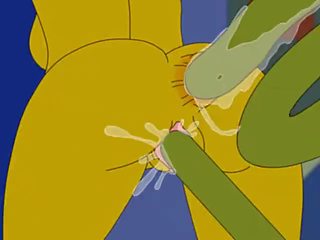 Simpsons 포르노를 marge simpson 과 촉수