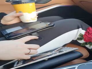 Lebanese mladý žena má xxx video v the auto mytí s manžel