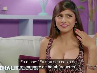 Mia khalifa - ลินดา garota ï¿½rabe falando sobre sua histï¿½ria de origem pornï¿½ (e chupando paus)