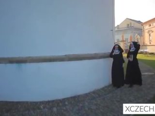 희한 더러운 비디오 와 catholic 수녀! 와 괴물!