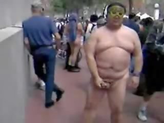 Fat Asian boy Jerking On The Street movie