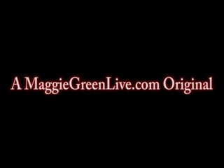Maggie zelená dáva úžasné nedbanlivý bj obrovský tvárové!