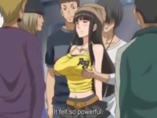 Busty Anime xxx video Slave Gets Nipples Pinched In Public