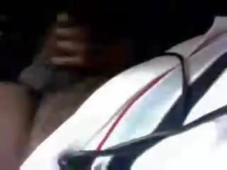 Crackhead giving sum head in car