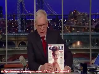 Scarlett johansson letterman