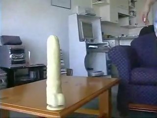 Asian young female Anal Dildo