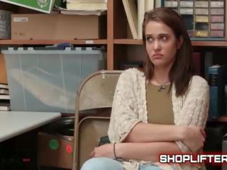 Nezbedný shoplifting hottie tajné pracoviště spy-cam špinavý film