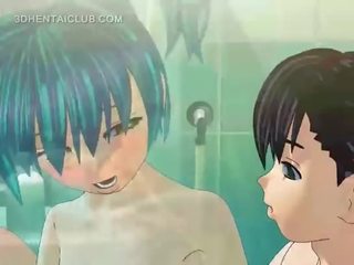 Anime porno bábika dostane fucked dobrý v sprcha