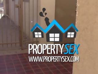 Propertysex bela realtor blackmailed em adulto clipe renting escritório espaço