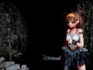 3d hentai anime skaistums izpaužas fucked sunītis zem svārkiem