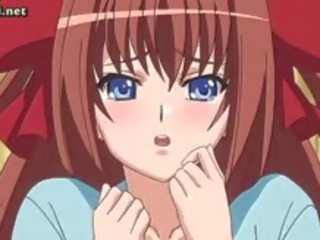 Cycate anime dostaje cipka rubbed