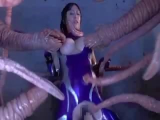 Apasionada tentáculo folla grande alienworld asiática sexo película muñeca rosa cara