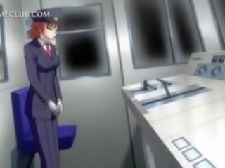 Anime trein conductor masturberen krijgt kut geneukt hard