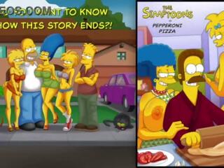 Flandis scopata il simptoons hotties&excl; pepperoni pizza&excl; il simptoons