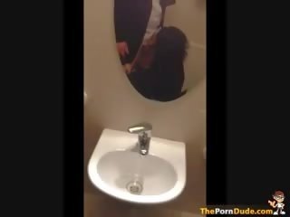 Public Toilet Blowjob On A Wedding Party