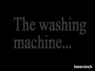 A mosás gép