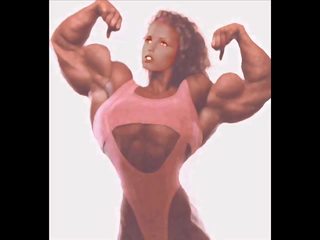 Female olah rogo ngencengke otot fbb bodybuilder muscle art